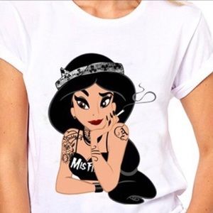 Punk Rock Princess Jasmine Tee